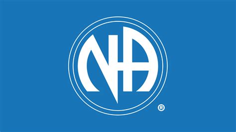 The letters NA on a blue background