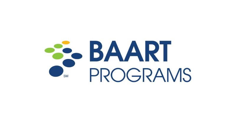 Several dots with words BAART Programs