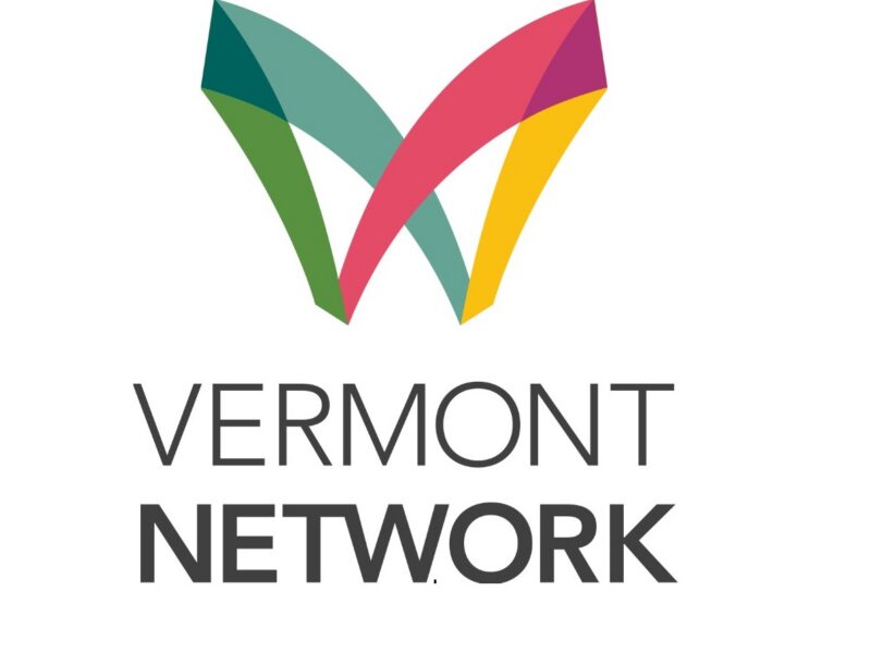 Colorful letter W and words Vermont Network